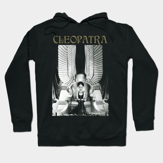 CLEOPATRA - Egypt - Claudette Colbert Hoodie by silentandprecodehorror